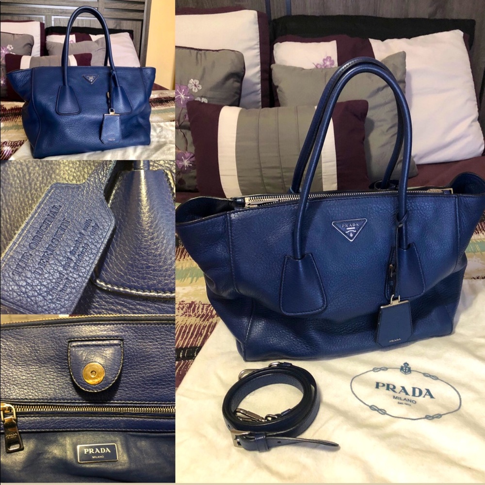 Prada two way handbag